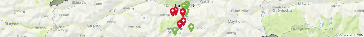Map view for Pharmacies emergency services nearby Mieders (Innsbruck  (Land), Tirol)